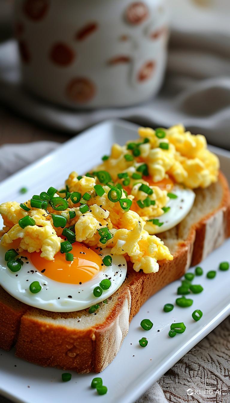 Frukost: Omelett med grönsaker